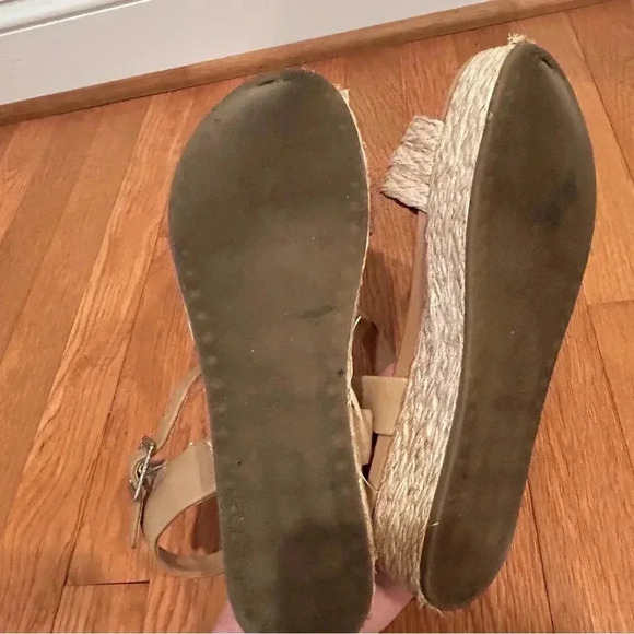 Steve Madden Accord Espadrille Platform Sandals Strap Tan Women’s Size 9 - Picture 6 of 8